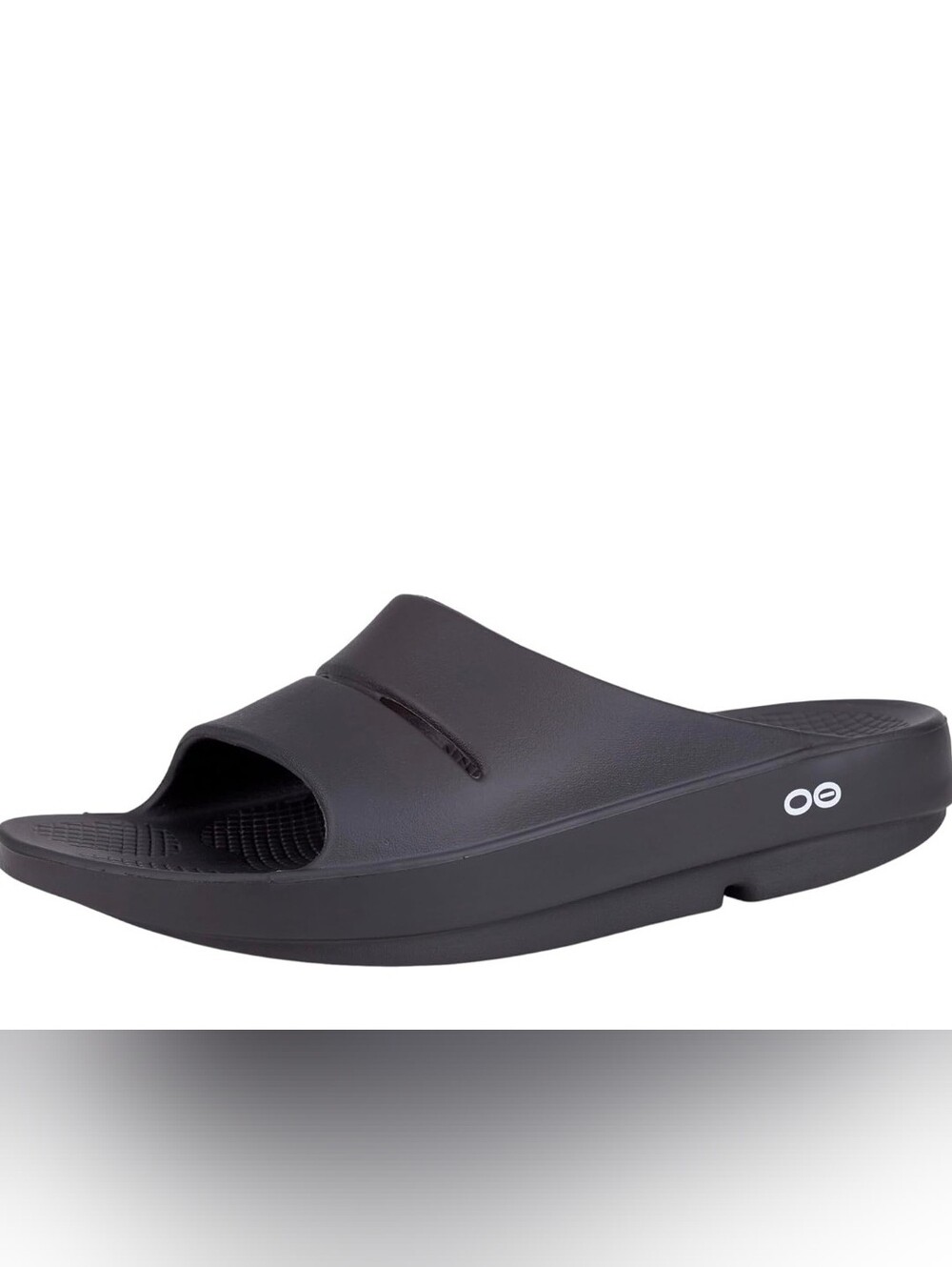 OOFOS OOahh Recovery Slide - Women’s and Men’s- Black  Size -Men 5/Women's 7